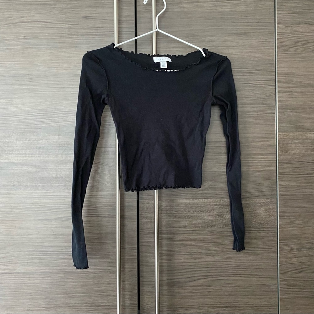 Topshop Black Longsleeve